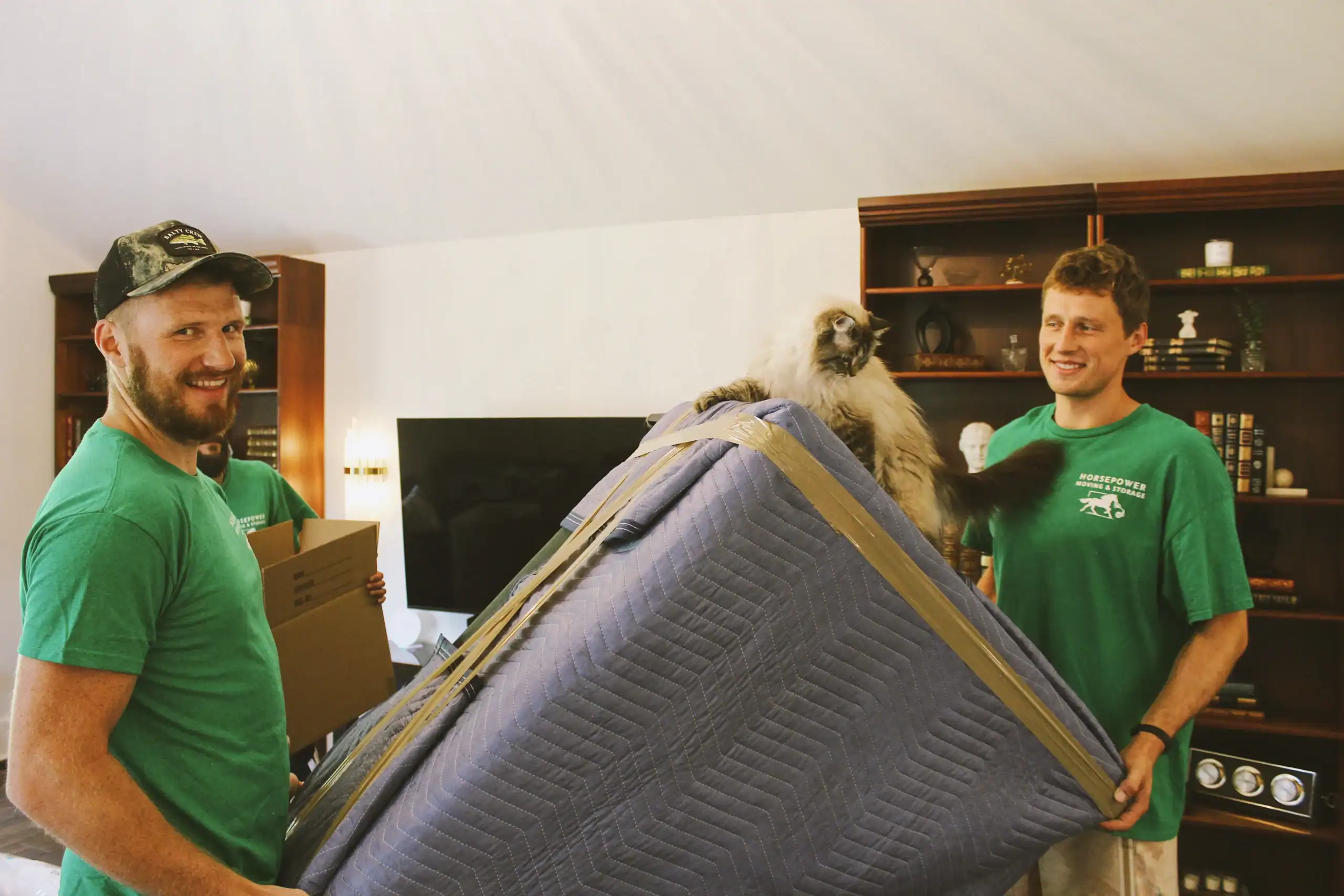 Horsepower Moving crew handling a residential move in Louisville, KY